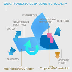 Large Outdoor Inflatable Water Slide With Parasol And Air Pump (SAK71452)