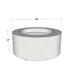 Kylindros - Cylinder Concrete Fire Pit Table