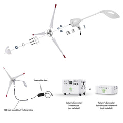 Nature's Generator 350W Wind Turbine