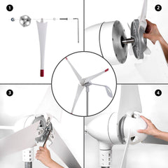 Nature's Generator 350W Wind Turbine