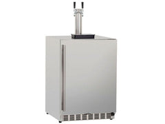 TrueFlame 24-Inch 6.6C Deluxe Single, Double or No Tab Outdoor Kegerator