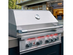 TrueFlame 32-Inch 4-Burner Built-In Grill with Rear Infrared Burner and Grill Lights