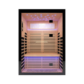 Thermora Vapor Luxury 2-Person Canadian Hemlock Wood Far Infrared Home Sauna (SAK56874)