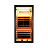 Thermora Solara Single-Person Chilean Pine Infrared Sauna Cabin (SAK57926)