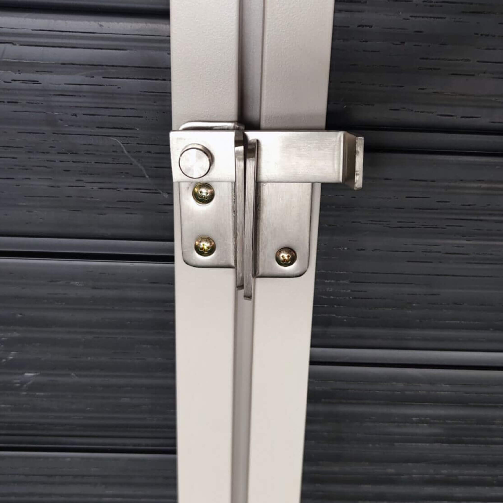 [06x08FT] Outdoor Resin Patio Garden Shed With Floor, 2 Windows, And Lockable Doors (SAK54953)