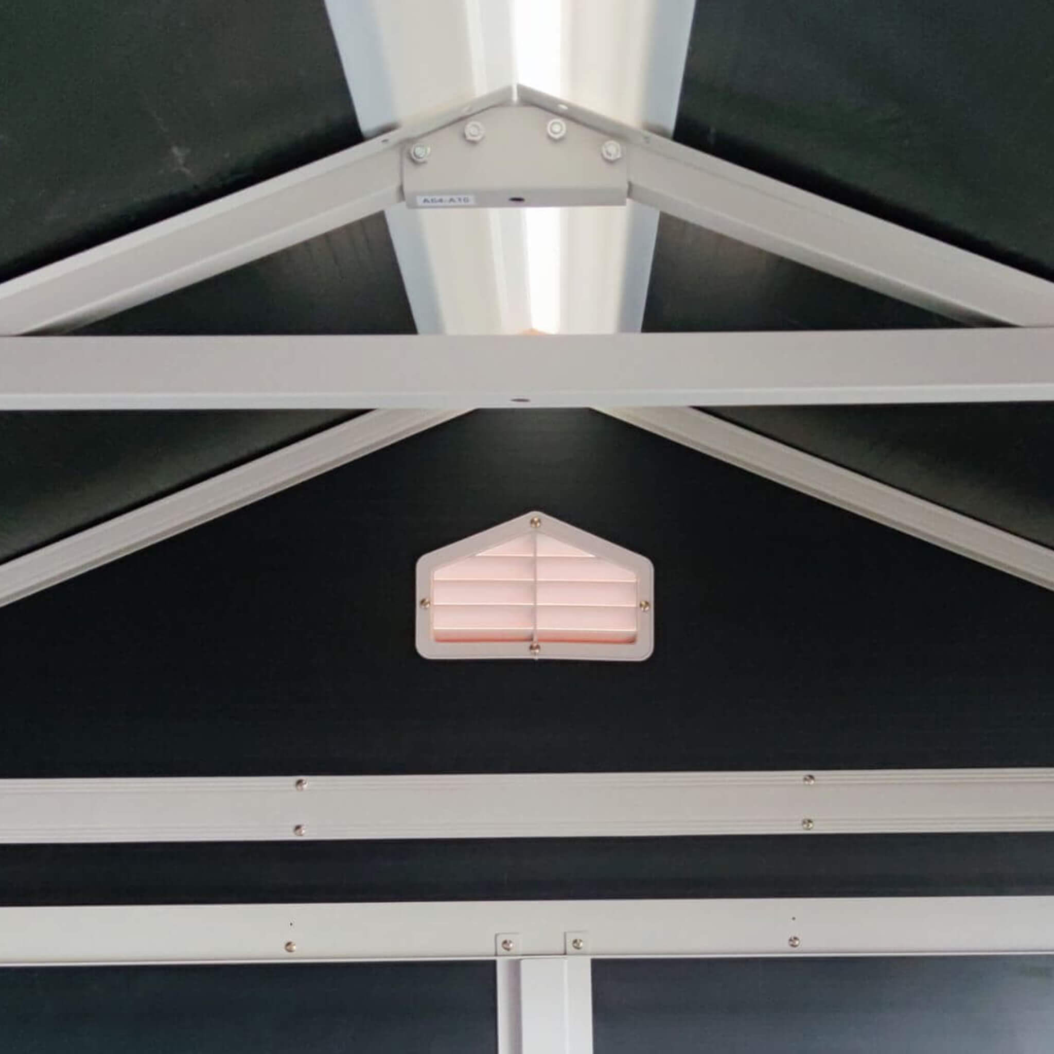 [06x08FT] Outdoor Resin Patio Garden Shed With Floor, 2 Windows, And Lockable Doors (SAK54953)