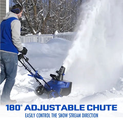 Ultra 15 Amp Electric Corded Snow Blower, 2 Blade Auger, 21 Inch Wide, SJ625E