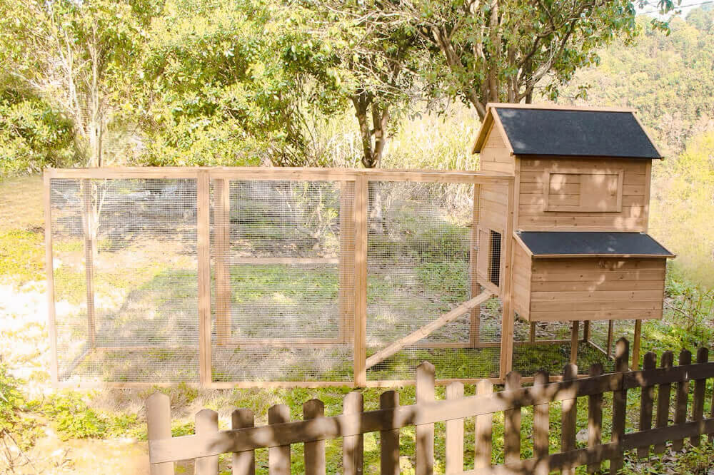 RESORT CHICKEN COOP AND RUN. IN-STOCK.