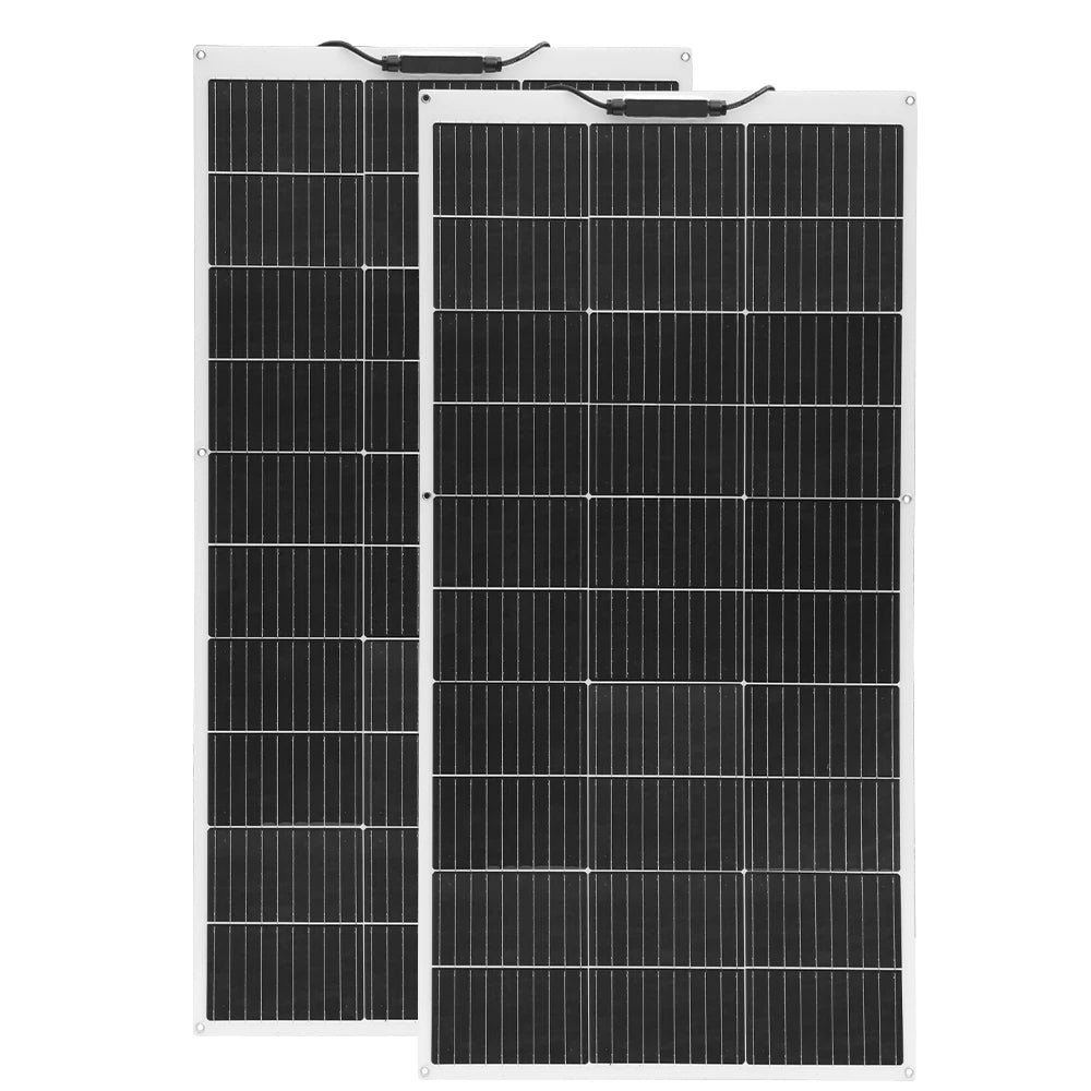 Solar Panel 300W 400W 200W 100W Flexible Monocrystalline Solar Cell Photovoltaic Solar Panels Kit 12V Battery Charger