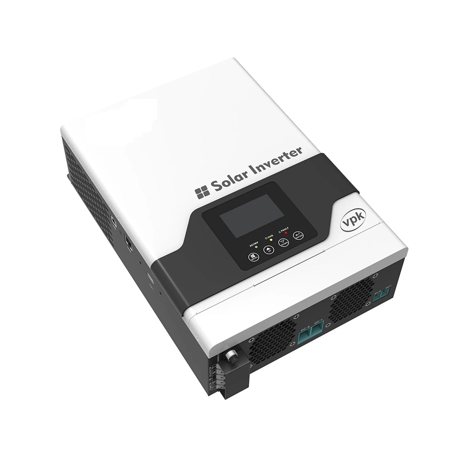 PV1800 VPK 3KW 24V Home Hybrid Solar Inverter 60A Charge Controller High Frequency Small off Grid Solar System Monitor