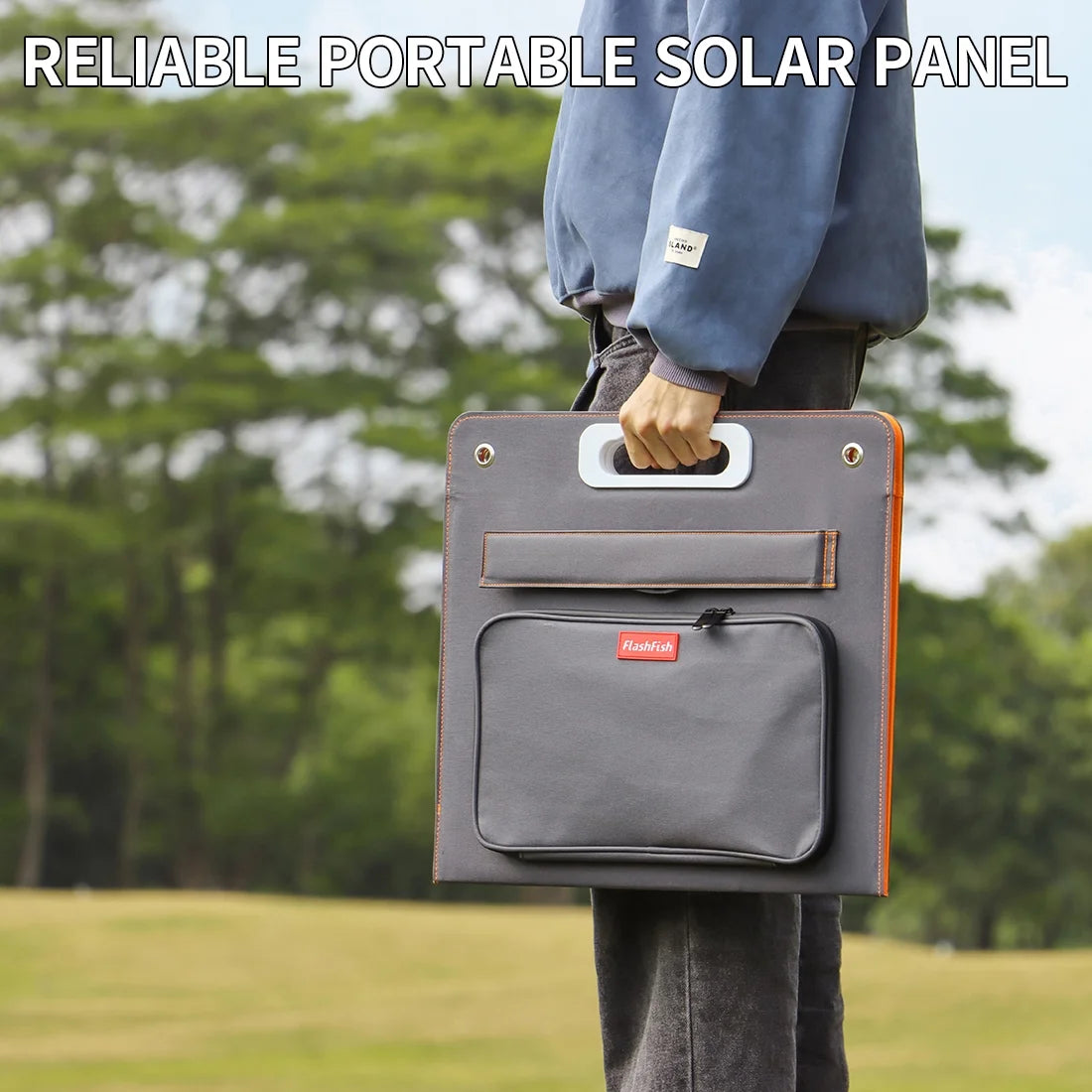 Flashfish 200W Solar Generator with 60W Solar Panel, Waterproof Backup Power Emergency Power Supply
