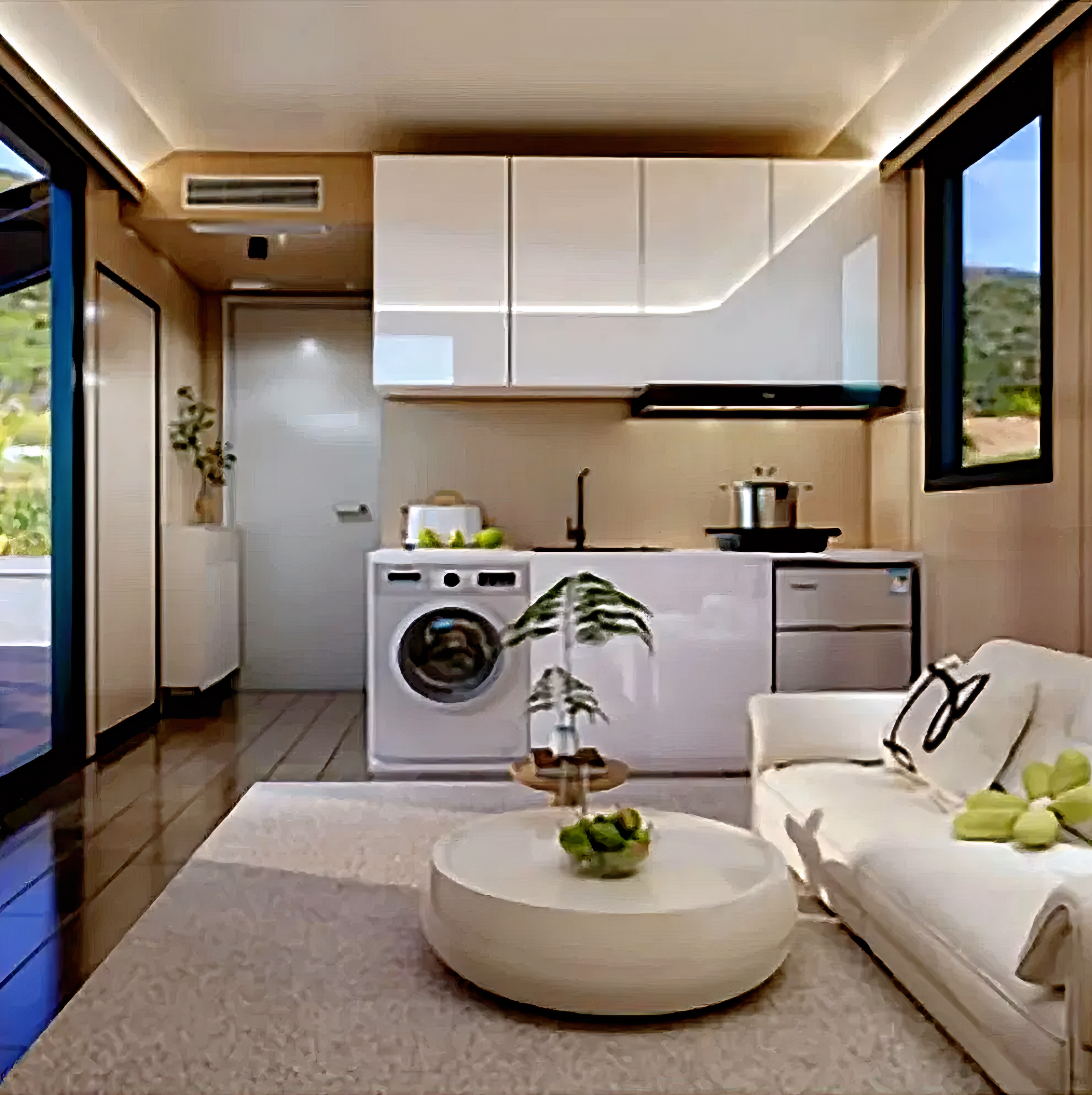 Apple Homes Ship Fully assembled & Equipped