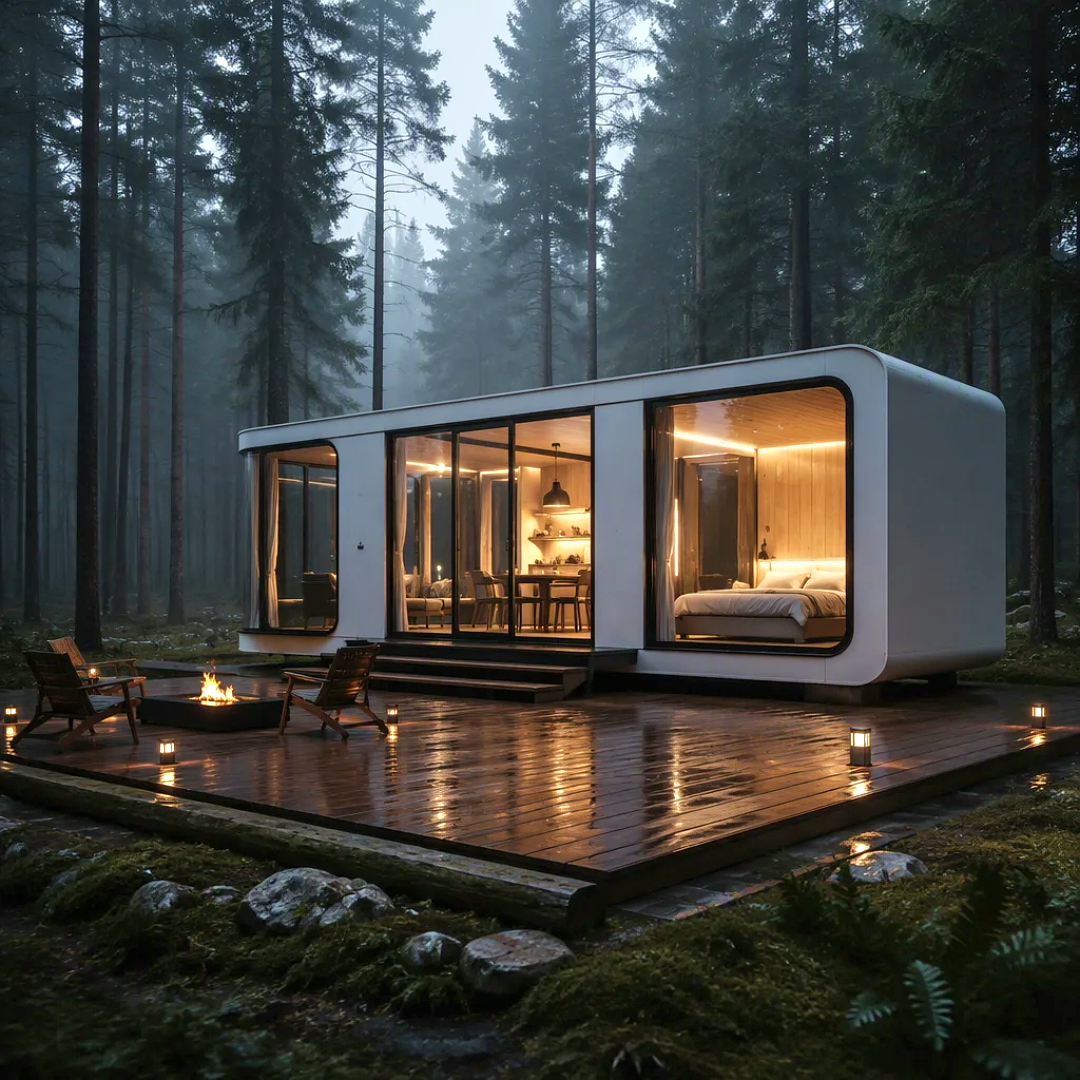 Apple Homes Ship Fully assembled & Equipped