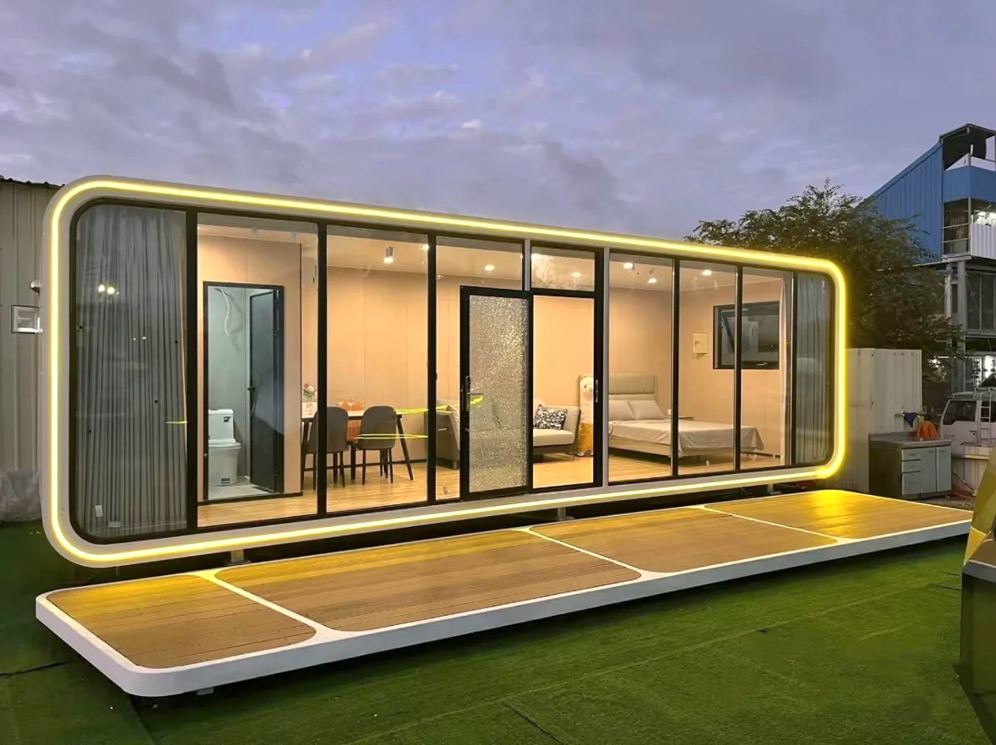 Apple Tiny Homes Modular & Stackable Side By Side