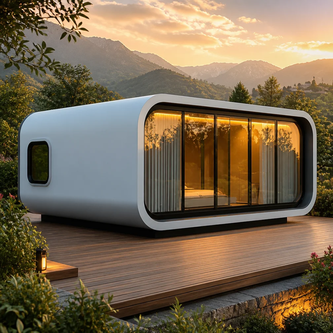 Apple Homes Ship Fully assembled & Equipped
