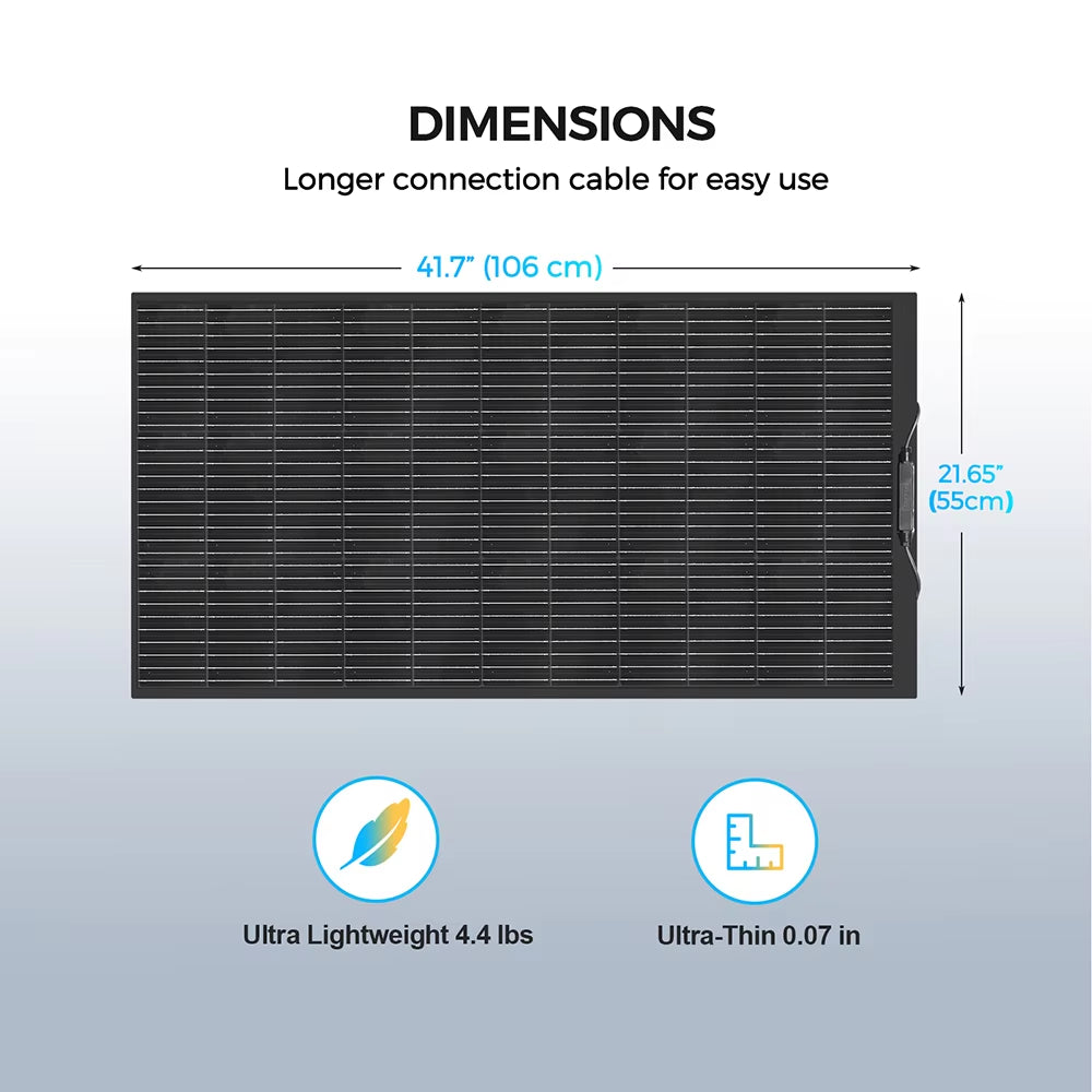 12V Flexible Solar Panel Kit Monocrystalline Solar Cell 50W 100W 120W 240W PV for Home RV & Boat Solar Power China Drop Shipping