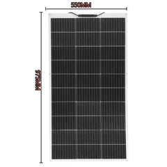 Solar Panel 300W 400W 200W 100W Flexible Monocrystalline Solar Cell Photovoltaic Solar Panels Kit 12V Battery Charger