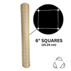 Common Culture Bio Trellis Netting Bulk Roll 6.5 ft x 3,280 ft w/ 6in Squares