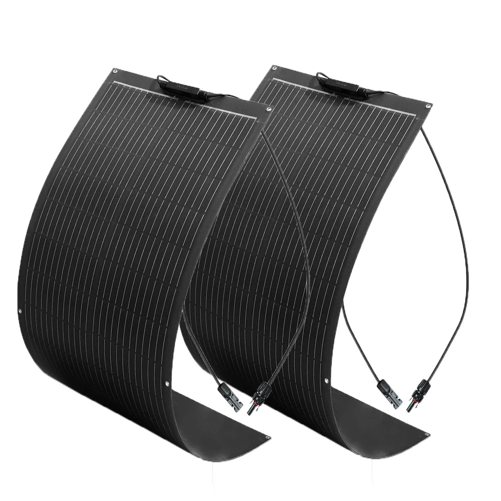 Flexible Solar Panel 1000W 500W 400W 200W 100W High Efficiency Photovoltaic Module Diy Kit Generation Car Home Camping 12V 24V