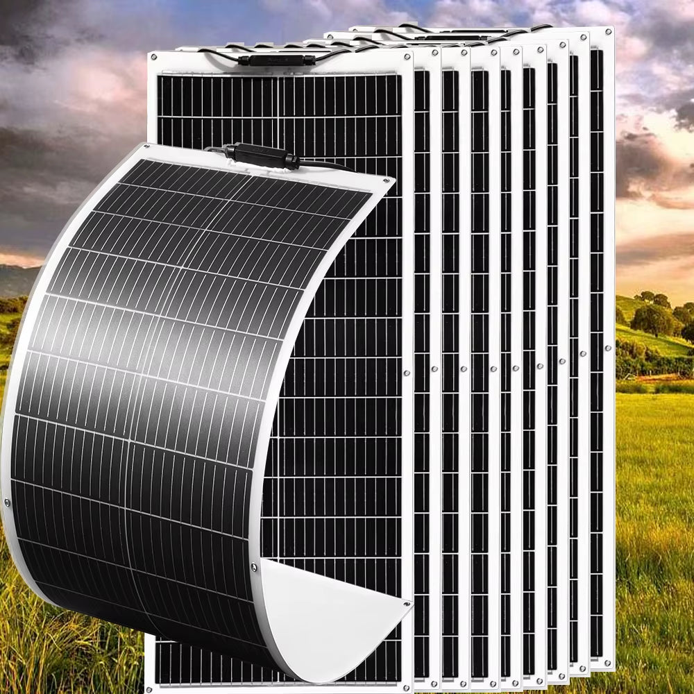 100W Flexible Solar Panel 16.5V 1000W 500W 400W 200W High Efficiency Photovoltaic Module Diy Kit Generation Car Home Camping