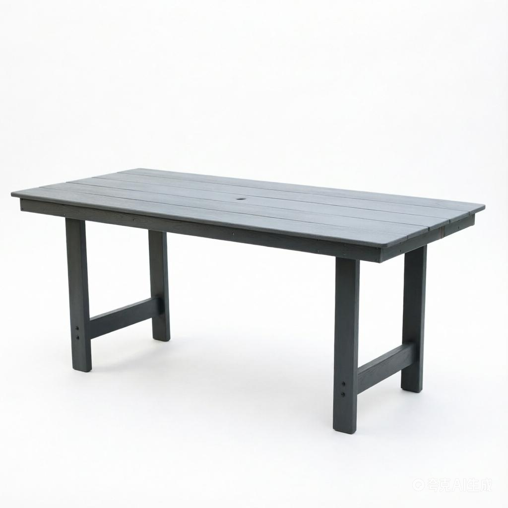 HDPE Outdoor Patio Dining Set with Table and Four Chairs