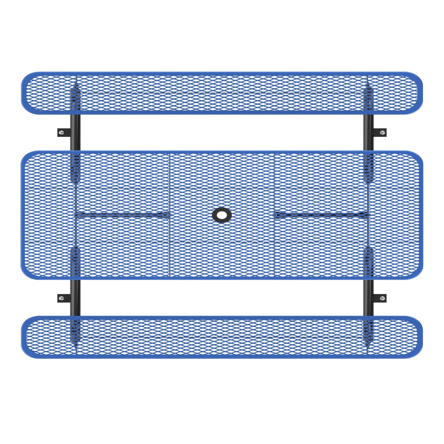 8ft Rectangle Picnic Table With Umbrella Hole