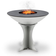 Arteflame 40″ Platinum Series — Stainless Fire Bowl Flat-Top Grill with Euro Base (Stainless or Powder-Coated Black)