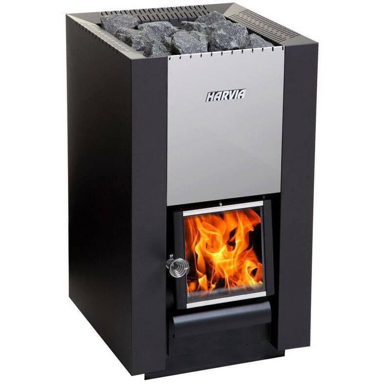 Harvia Linear 16 WK160C Wood Burning Sauna Stove - Finnish Sauna Builders
