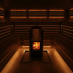 Harvia M3 WKM3 Wood Burning Sauna Stove - Finnish Sauna Builders
