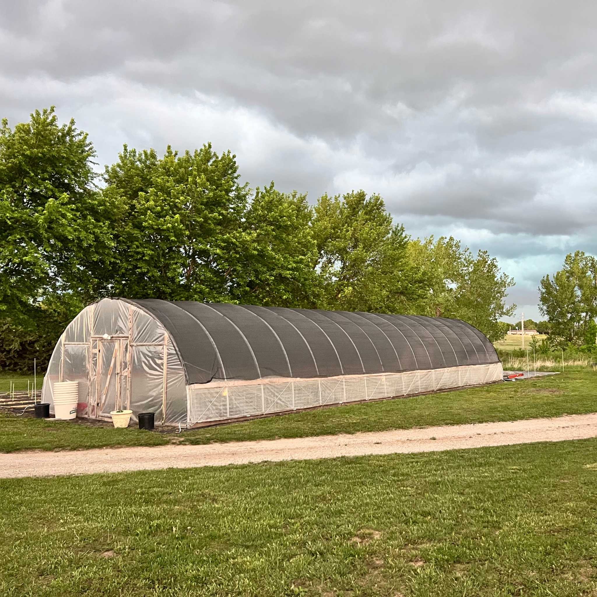 DIY Greenhouse Kit - 16 ft Wide Hoop House