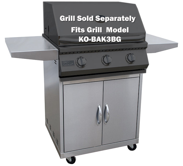 KoKoMo 3 Burner Grill Cart