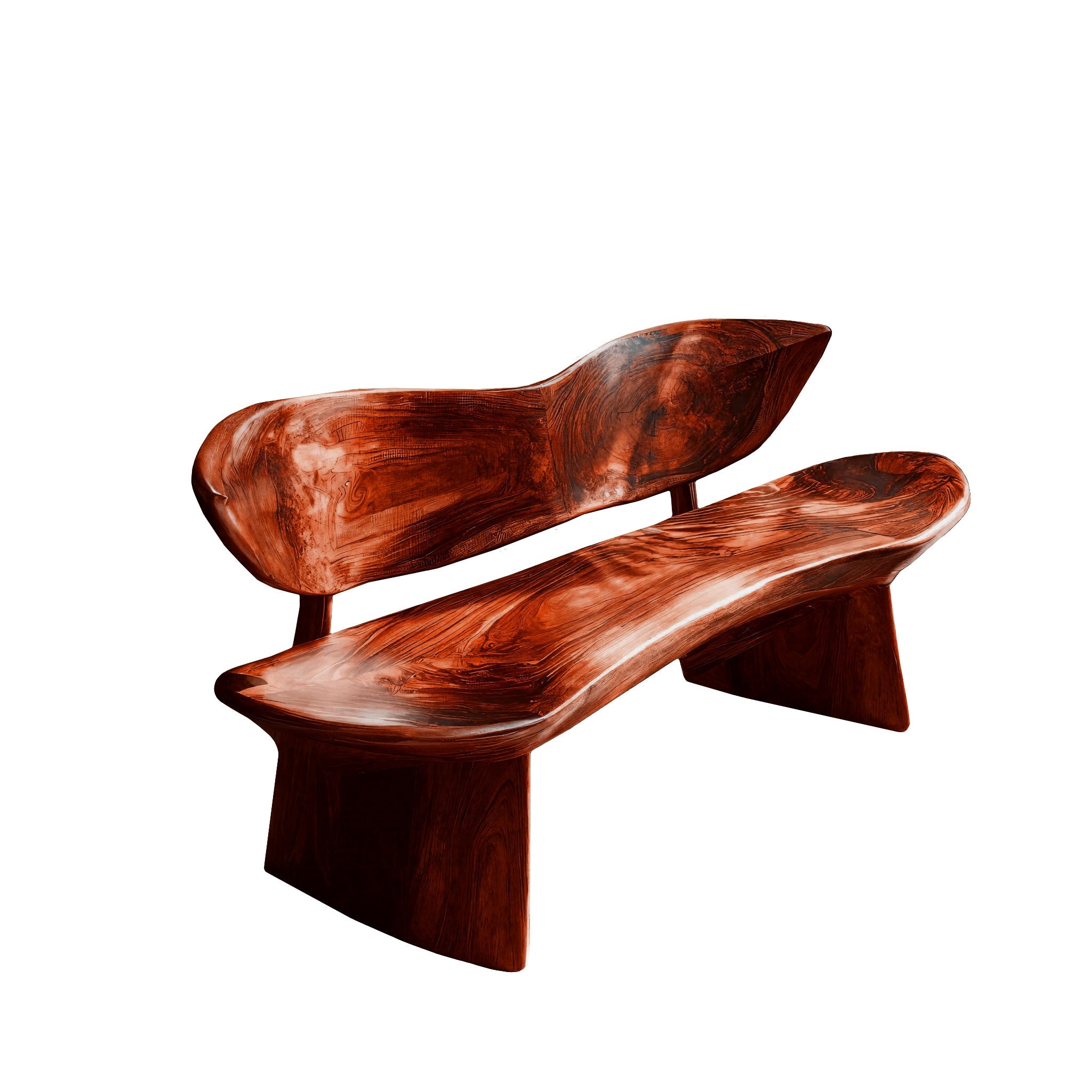 Leafform Solis Solid Wood Outdoor Bench