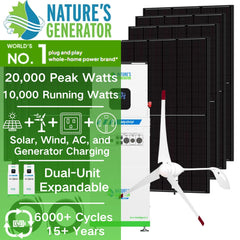 MyGrid 10K Solar and Wind Generator for Home