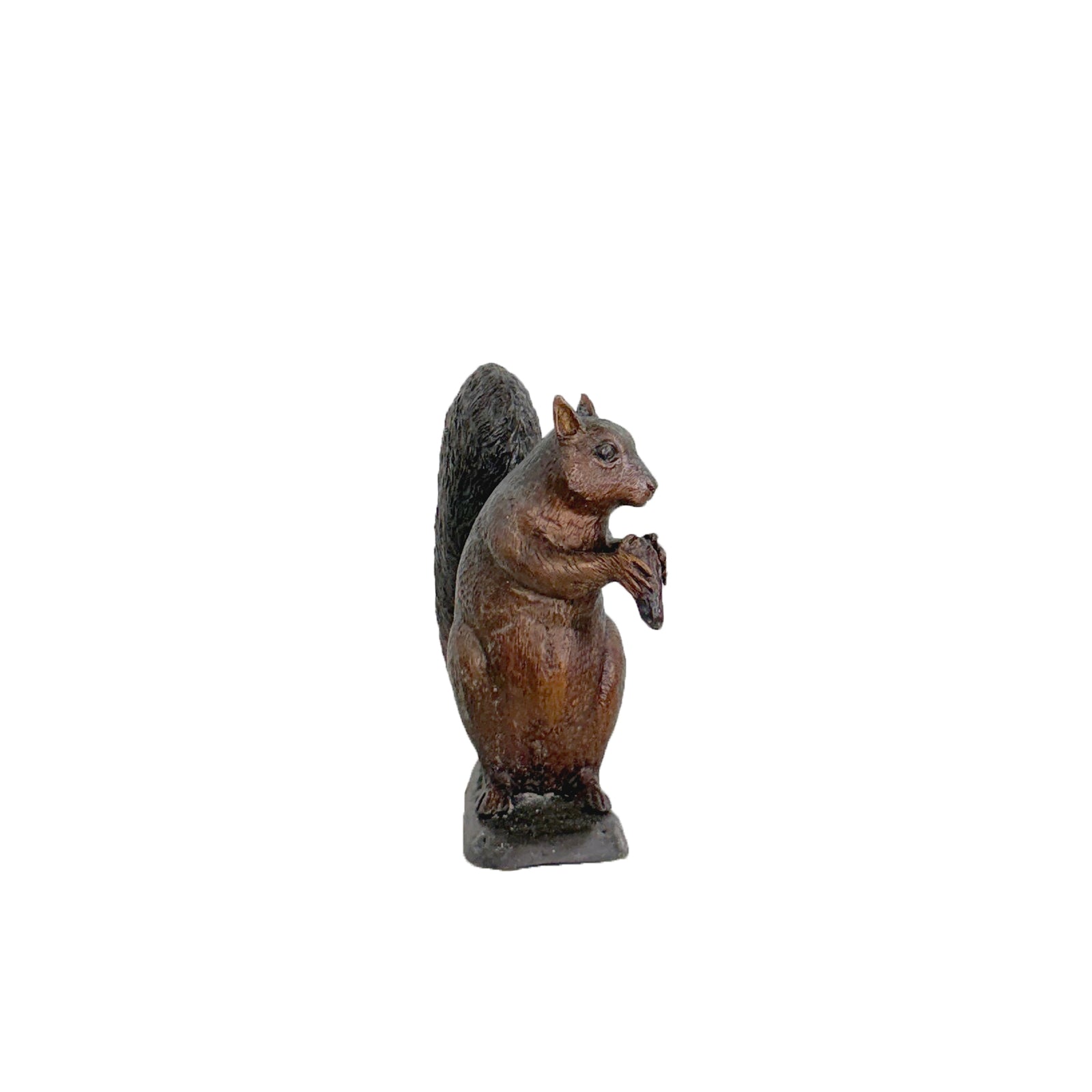 Small Squirrel Table-top Bronze Statue