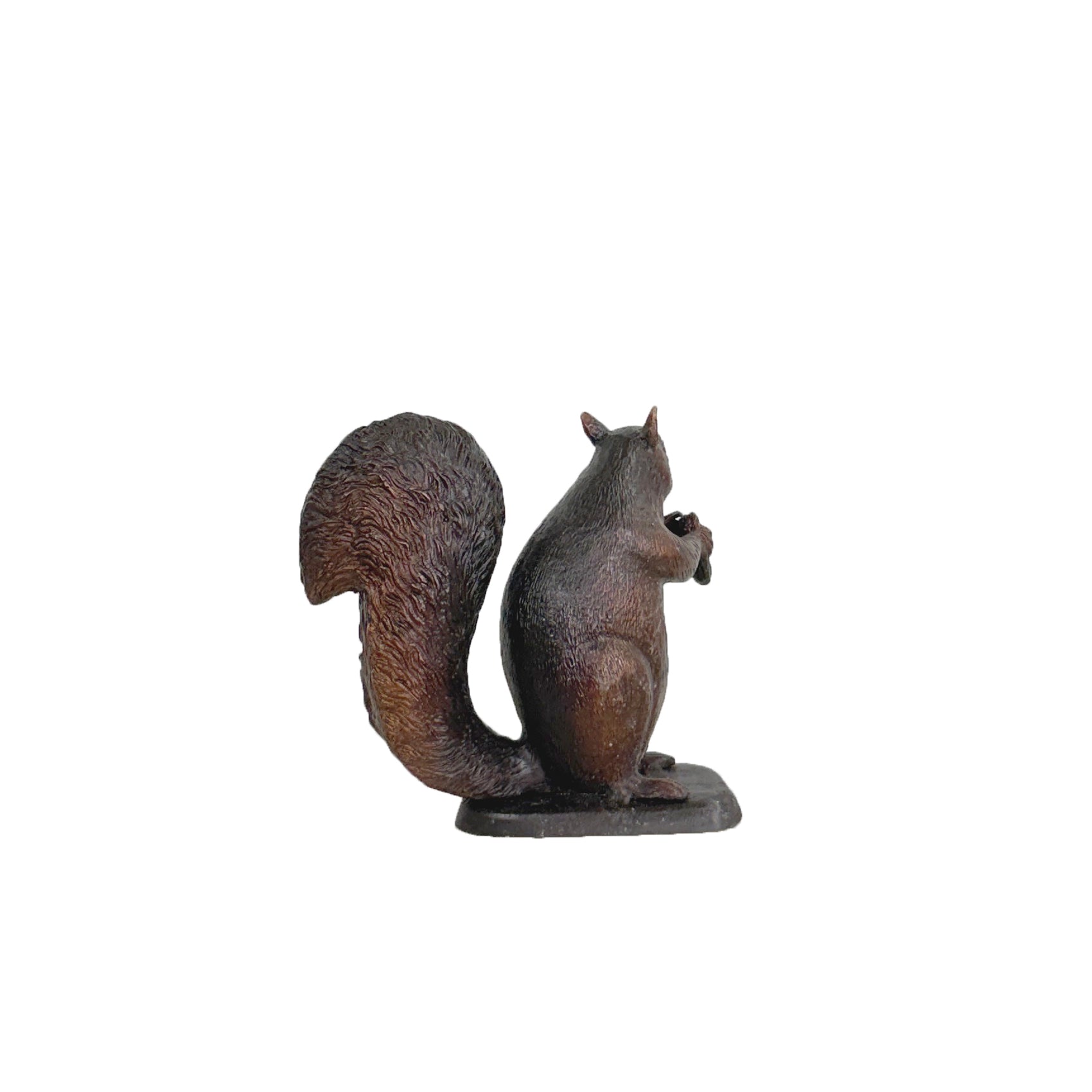 Small Squirrel Table-top Bronze Statue