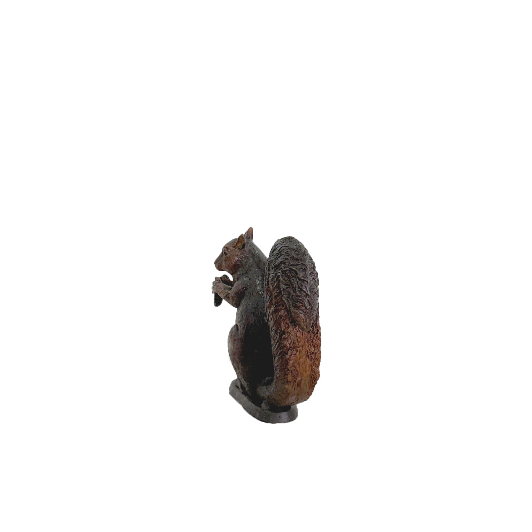 Small Squirrel Table-top Bronze Statue