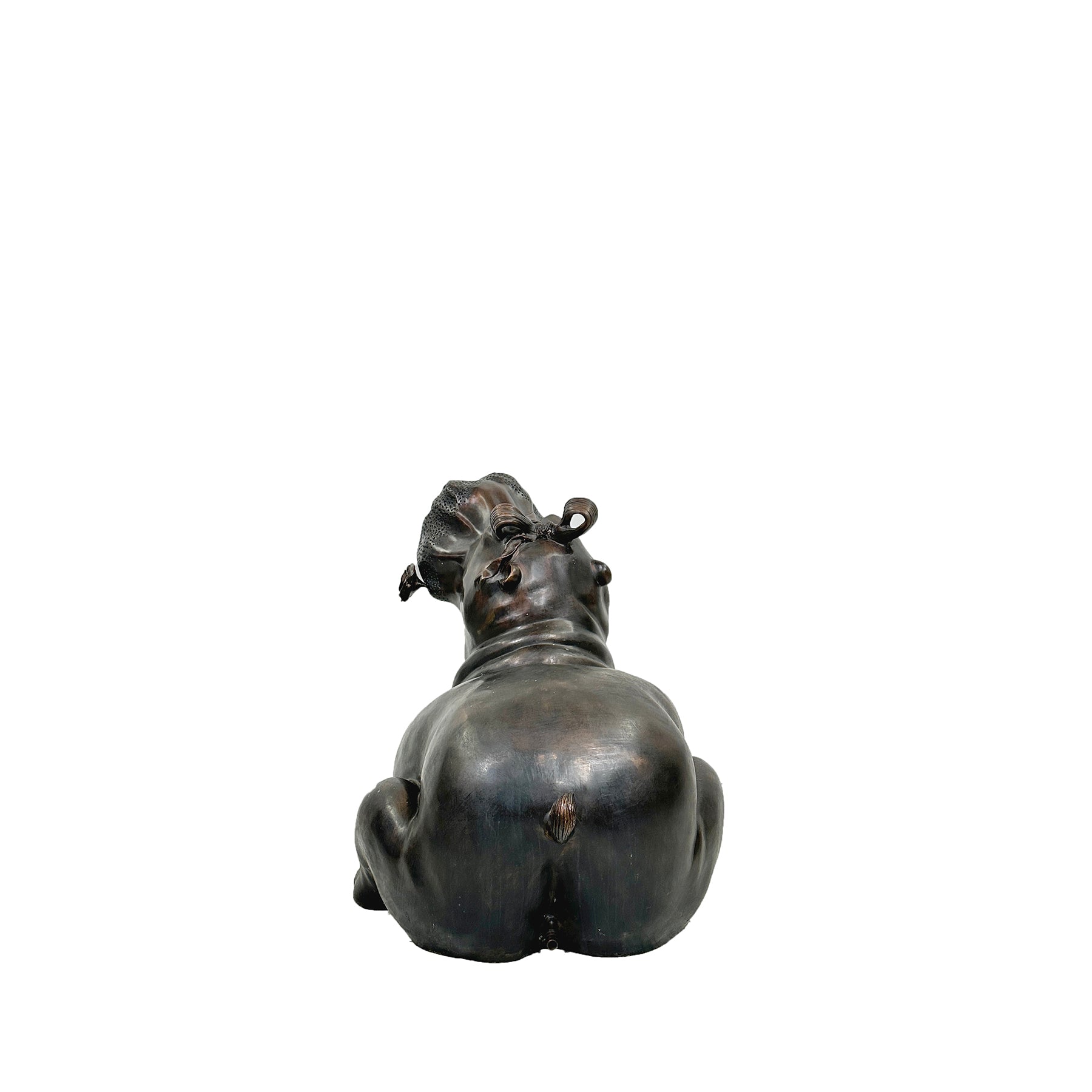Bronze 'Princess Bella' Hippopotamus Fountain Sculpture