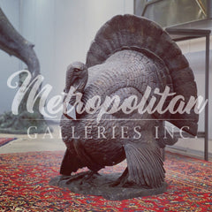 Male Turkey Bronze Statue