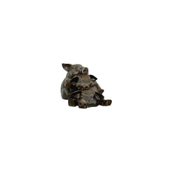 Pile of Piglets Bronze Table-top Statue