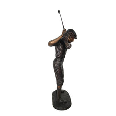 Life-size Male Golfer Bronze Statue