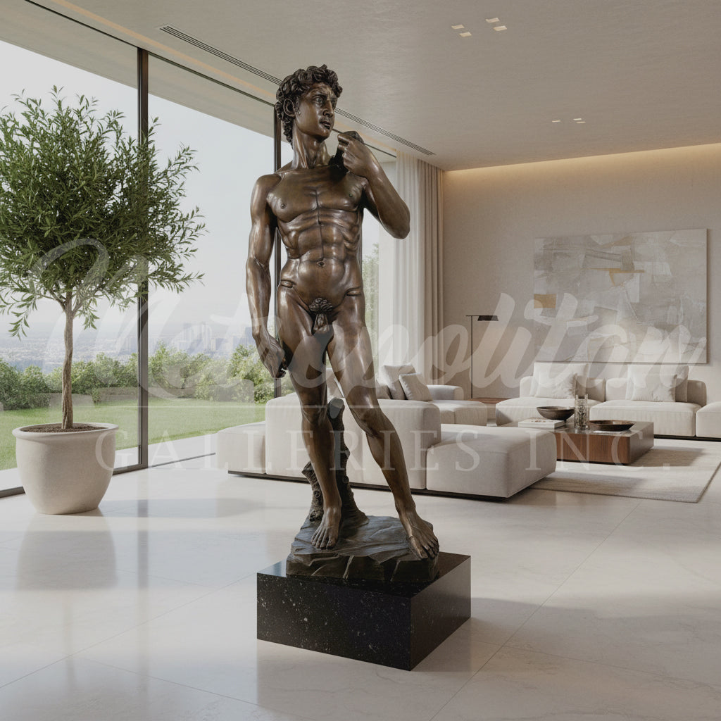 Life-size David Bronze Statue