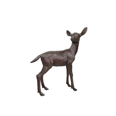 Fawn Bronze Statue - Alice