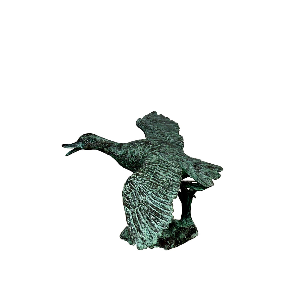 Flapping Duck Bronze Statue