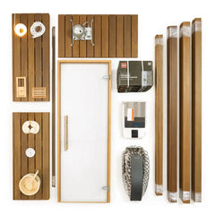 Custom Indoor Sauna Room - 4' x 7' x 8' - Finnish Sauna Builders