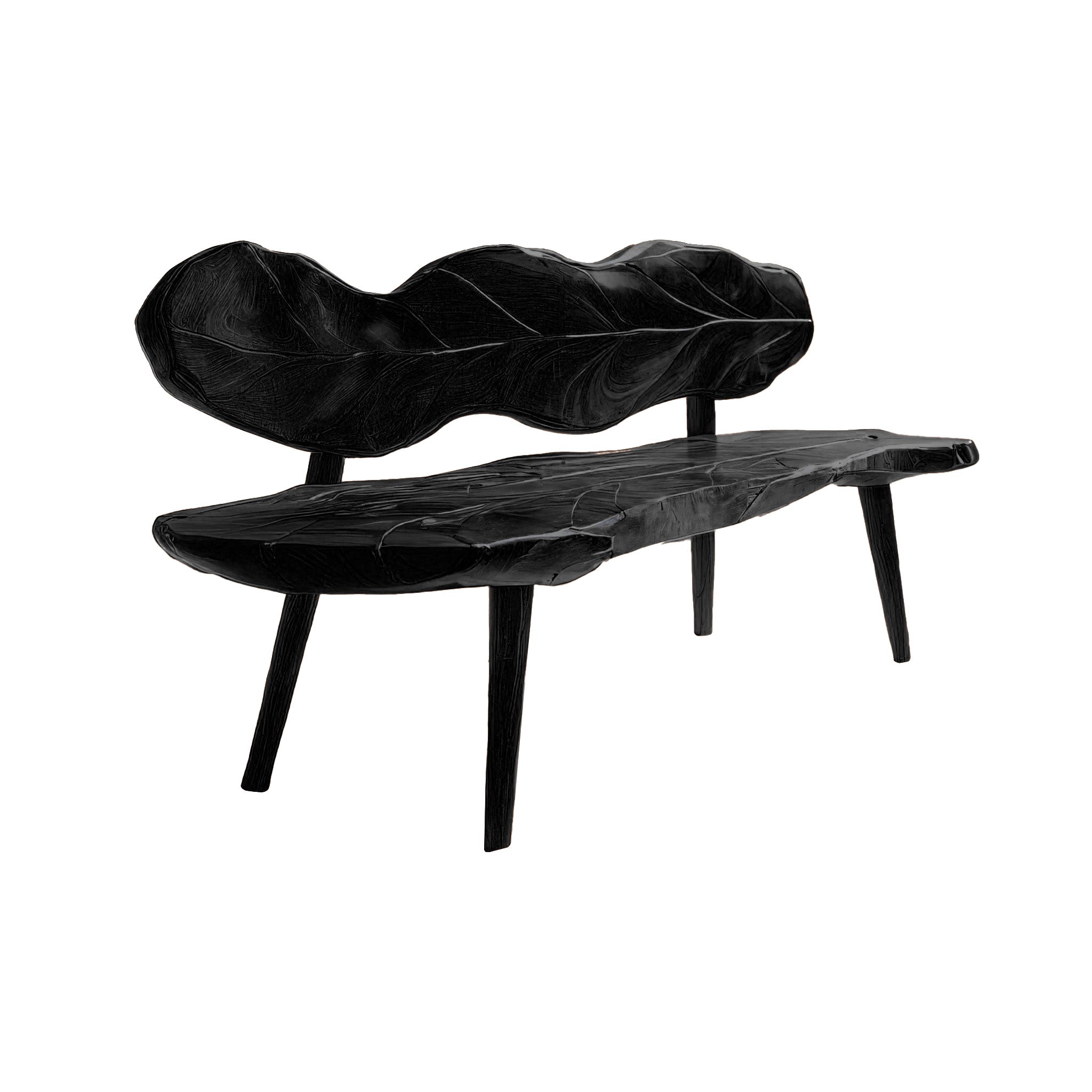 Verdura Leafform Handcrafted Outdoor Bench