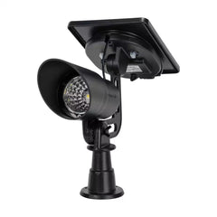 Progressive Black Solar Integrated LED Landscape Flood Light with Adjustable Color Temperature