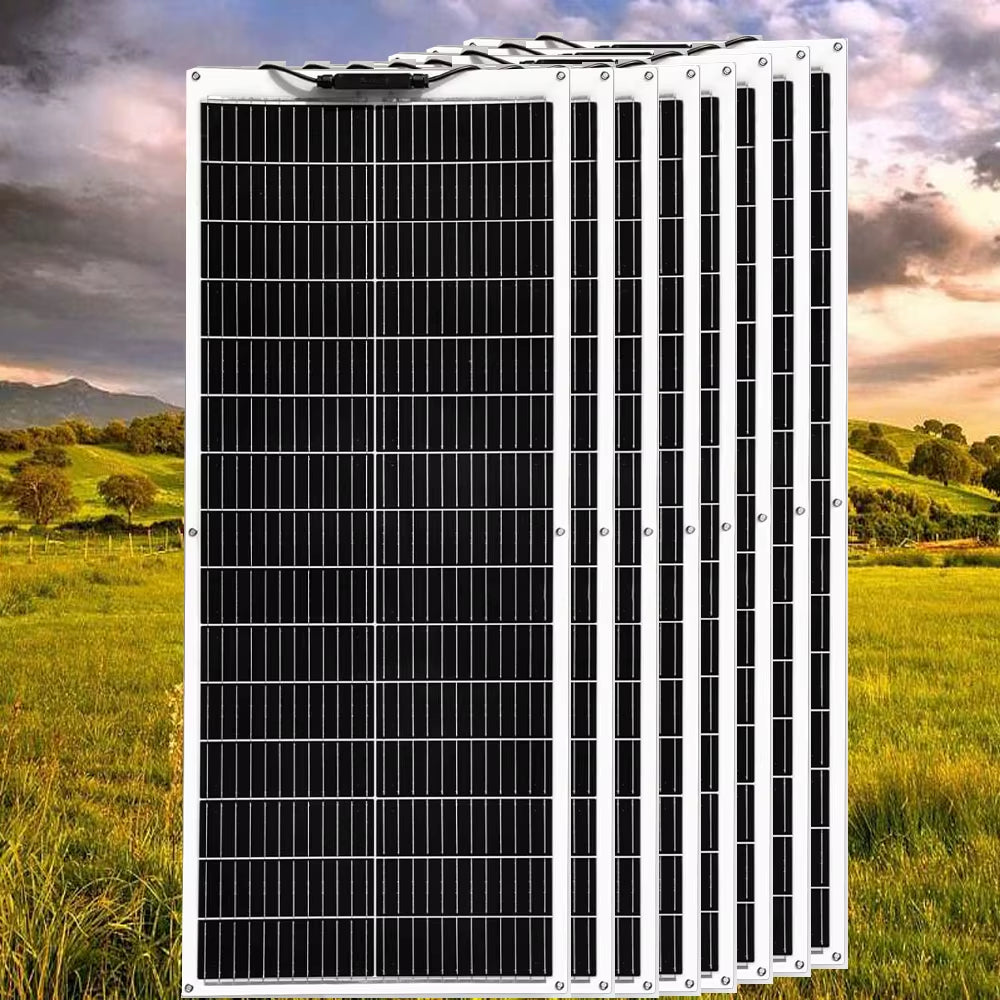 100W Flexible Solar Panel 16.5V 1000W 500W 400W 200W High Efficiency Photovoltaic Module Diy Kit Generation Car Home Camping