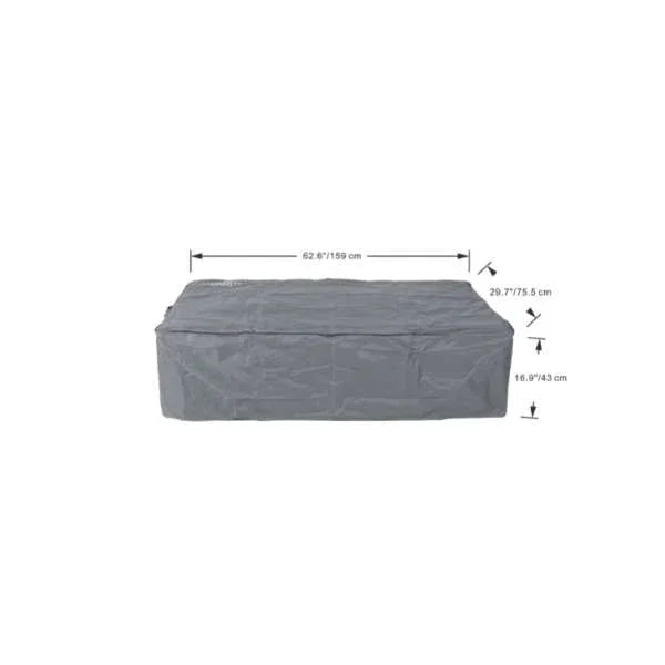 Elementi Plus Carrara Marble Pocelain Fire Table OFP121BW