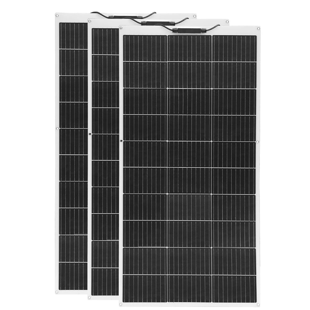 Solar Panel 300W 400W 200W 100W Flexible Monocrystalline Solar Cell Photovoltaic Solar Panels Kit 12V Battery Charger