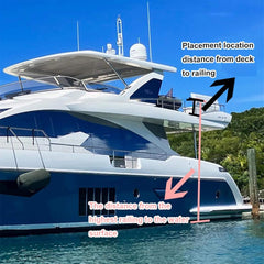 Giant Inflatable Luxury Yacht Slide With Air Pump And Protection Net (SAK43586)